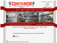 Tablet Screenshot of cortebem.com.br